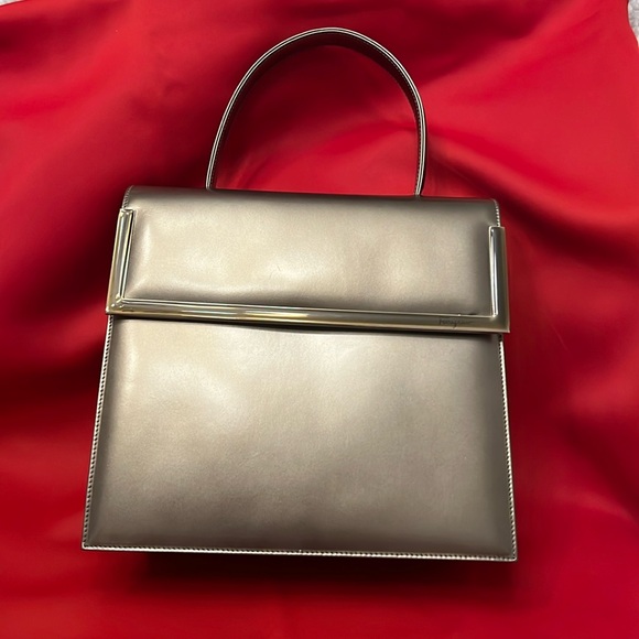 Salvatore Ferragamo Handbags - NWT Vintage Bronze gold top handle bag Salvatore Ferragamo
